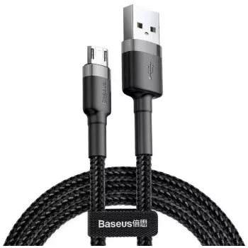 Baseus Cafule USB 2.0 Type A to Micro B isane-isane kaabel 2m (must)