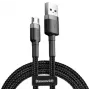 Baseus Cafule USB 2.0 Type A to Micro B isane-isane kaabel 2m (must)