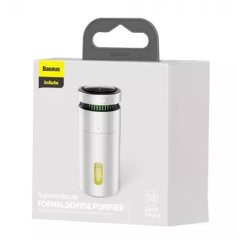 Baseus Car Air Purifier with Formaldehyde Indicator (Silver)