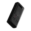 Baseus Car Power Inverter IGBT 300W/220V kahe EU-pistikupesa, USB-C PD, USB-A QC, aku klambri ja sigaretisüütaja kaablitega, must (CGNB010101)