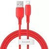 Baseus Colorful kaabel USB-A Lightning 2.4A 1.2m Punane