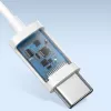 Baseus Encok C17 Juhtmega Kõrvaklapid USB Type-C Mikrofoniga Valge (NGCR010002)