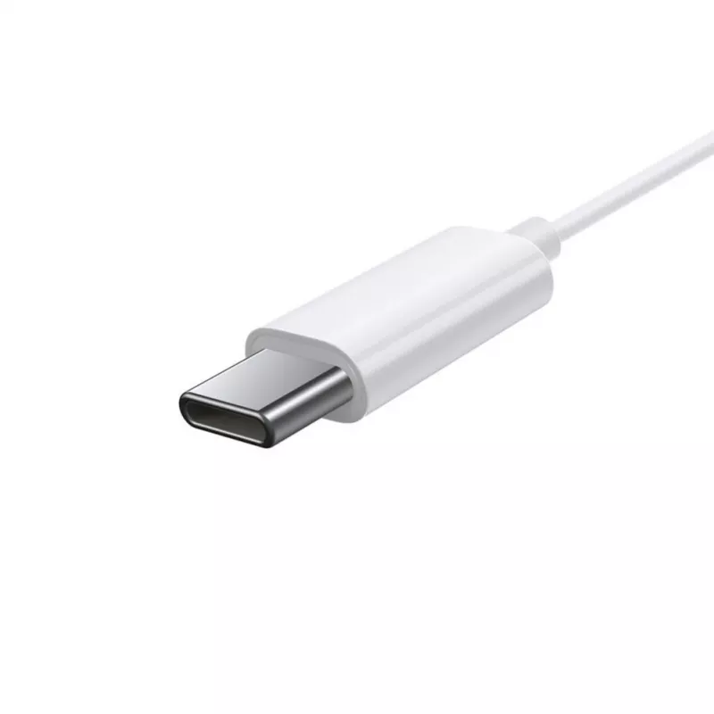 Baseus Encok C17 Juhtmega Kõrvaklapid USB Type-C Mikrofoniga Valge (NGCR010002)