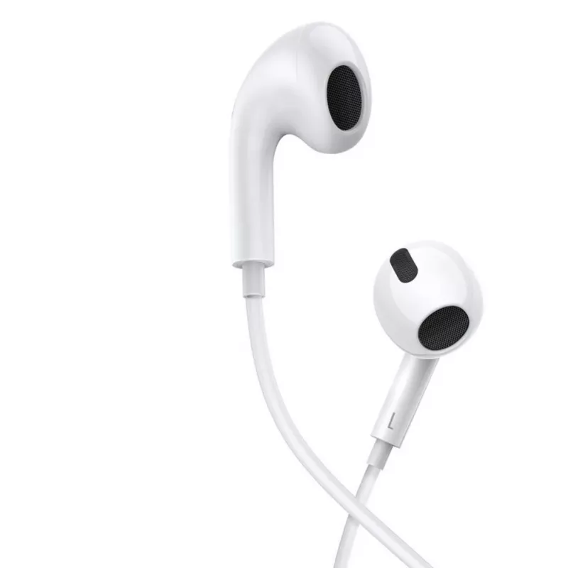 Baseus Encok C17 Juhtmega Kõrvaklapid USB Type-C Mikrofoniga Valge (NGCR010002)