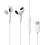 Baseus Encok C17 Juhtmega Kõrvaklapid USB Type-C Mikrofoniga Valge (NGCR010002)