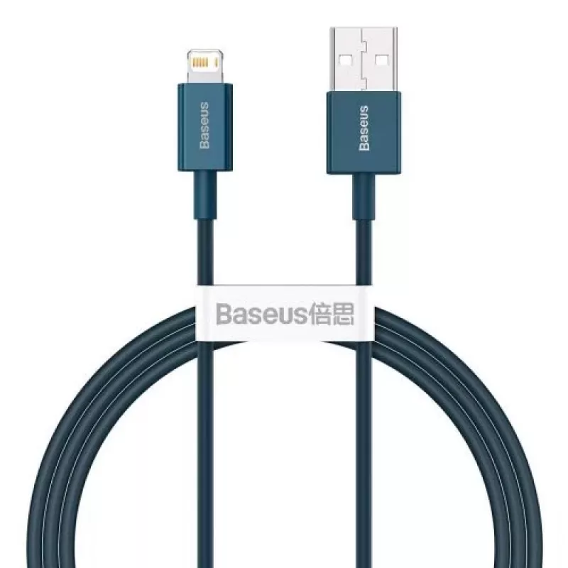 Baseus Lightning Superior Series kaabel, kiirlaadimine, andmeside 2.4A, 1m sinine (CALYS-A03)