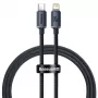 Baseus Lightning to USB-C PD QC kaabel 20W 480Mbps 1.2m Must