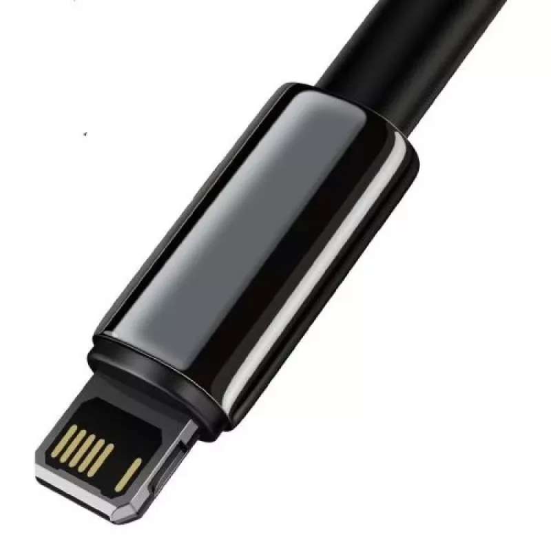 Baseus Lightning Tungsten Series Cable 2.4A, 1m Black (CALWJ-01)