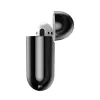Baseus Metallic Shining Ultra-thin Silicone Protector Case with Hook for AirPods 1 / 2 Black