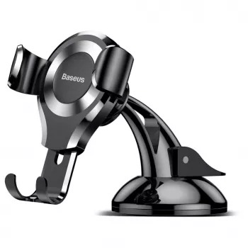 Baseus Osculum SUYL-XP0S Gravity Car Holder for Windshield or Dashboard - Silver