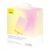 Baseus Popsicle 5200mAh 20W Power Bank koos sisseehitatud Lightning-kaabliga ja valge Baseus Simple USB-C–USB-C 60W 30cm kaabliga – kollane-roosa