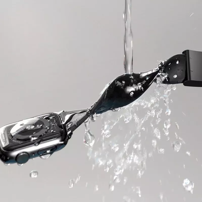 Baseus Slip-Thru rihm käevõru Apple Watch 3/4/5/6/SE 38mm/40mm must (LBWSE-01)