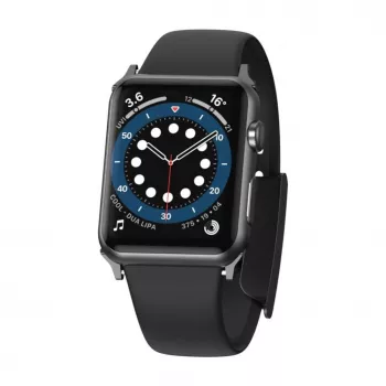 Baseus Slip-Thru rihm käevõru Apple Watch 3/4/5/6/SE 38mm/40mm must (LBWSE-01)