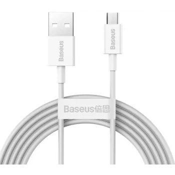 Baseus Superior Fast Charging Data Cable MicroUSB 1m White