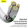Baseus Superior Series Lightning-kaabel, kiirlaadimine, andmed 2.4A, 1,5m valge (CALYS-B02)