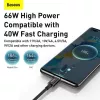 Baseus Superior Series USB-A to USB-C Fast Charging Data Cable, 66W (11V/6A), 2m, Black (CATYS-A01)