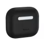 Baseus õhuke silikoonkest Apple AirPods 3 jaoks - must