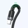 Baseus Type-C Cafule SuperCharge 40W PD 3.0 QC 3.0 1m Hall/Must USB-C to USB-C kaabel (CATKLF-PG1)