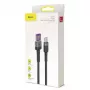 Baseus Type-C Cafule SuperCharge 40W PD 3.0 QC 3.0 1m Hall/Must USB-C to USB-C kaabel (CATKLF-PG1)
