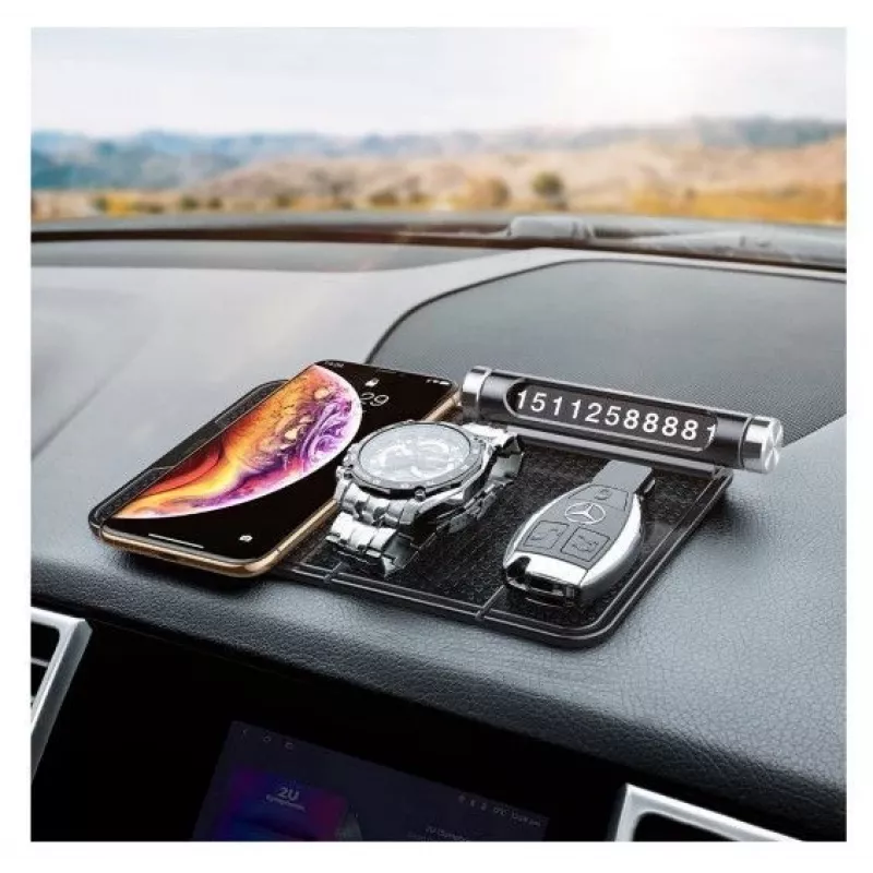 Baseus Universal Folding Bracket Anti-Slip Pad Nanopad Black (SUWNT-01)