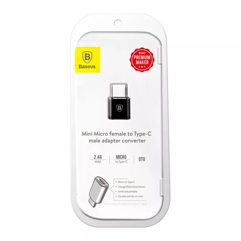 Baseus USB 2.0 Type-C to Micro USB OTG Adapter (Must)