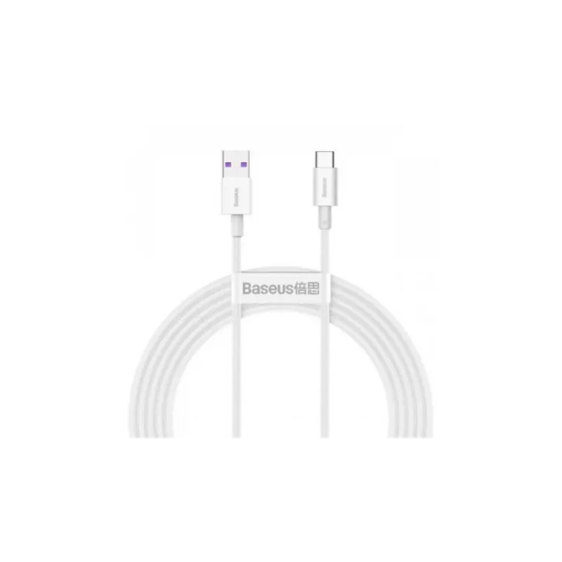 Baseus USB-A to USB-C kaabel 1m Valge 66W CATYS-02