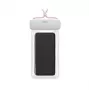 Baseus Waterproof Phone Case LET Valge Roosa - IPX8 kuivkott 7.2-tollistele telefonidele, puute- ja kaamera juurdepääsuga, pöördlukuga, reguleeritava rihmaga