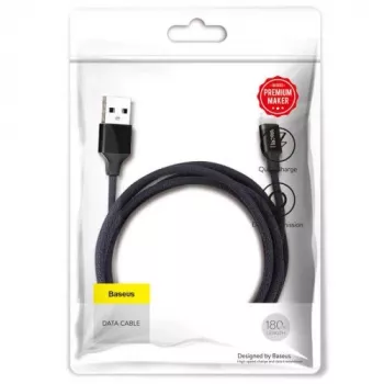 Baseus Yiven Lightning-kaabel 1,8 m must (CALYW-A01)