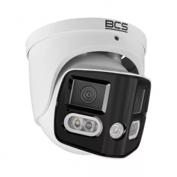 BCS 8MP IP Turret Camera 2.8mm Fixed Lens 30m IR AI Perimeter Protection