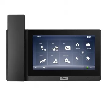 BCS-MON7500B-S 7-tolline puuteekraaniga monitor, must