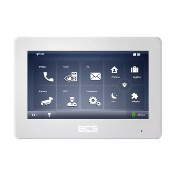 BCS-MON7600W-2 7 inch puutetundlik monitor Wi-Fi ja PoE-ga