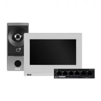 BCS-P-VIS02 7-tolline Android PoE puuteekraaniga siseruumide monitor SIP-kõneintercomi, Wi-Fi, 6 häire sisendiga, RS485