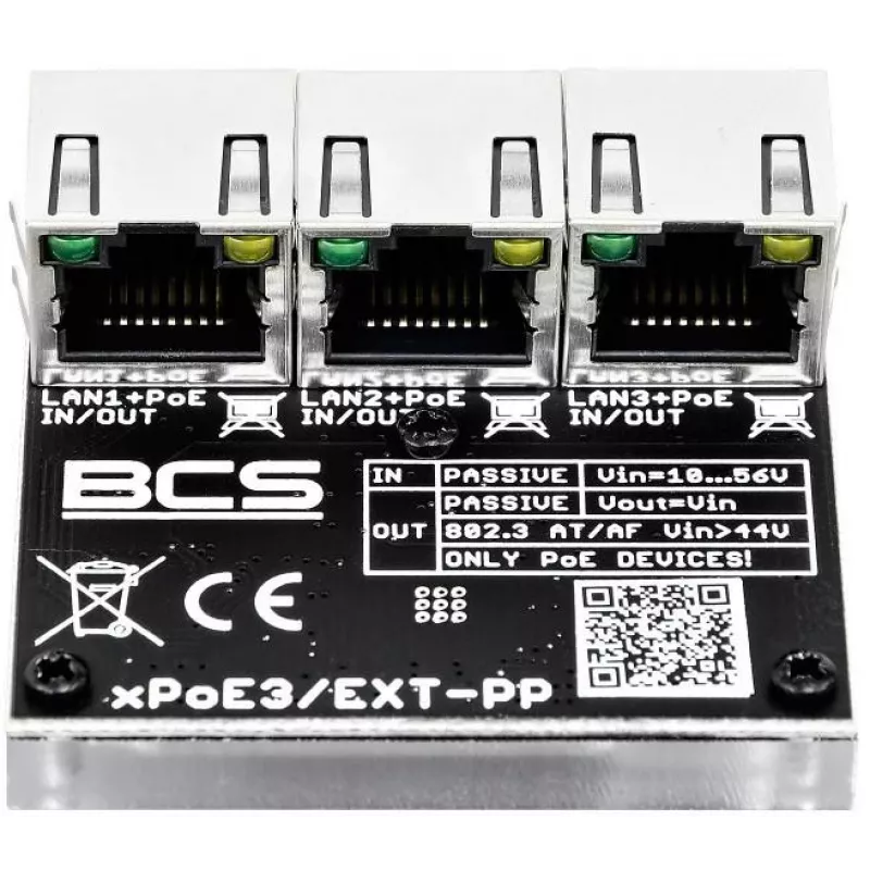 BCS-xPoE3/EXT-PP PoE kommutaator