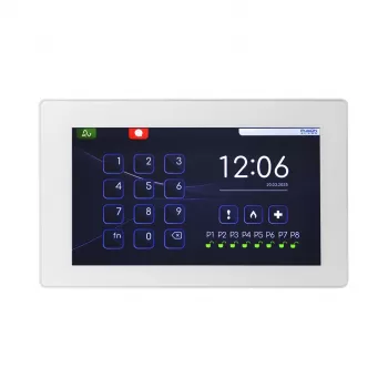 BCS PulsON Alarm Touch BUS 7 inch Touchscreen Keypad - White