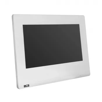 BCS Wideomonitor BCS-P-MON7100W 7-tolline TFT LCD mahtuvuslik puuteekraaniga IP-uksekõnemoniitor valge