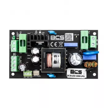 BCS-ZA1206/UPS 12V 6A 72W AC/DC toiteplokk akutoitega (UPS)