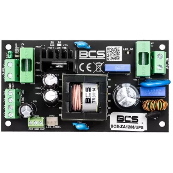 BCS-ZA1206/UPS 12V 6A 72W AC/DC toiteplokk akutoitega (UPS)