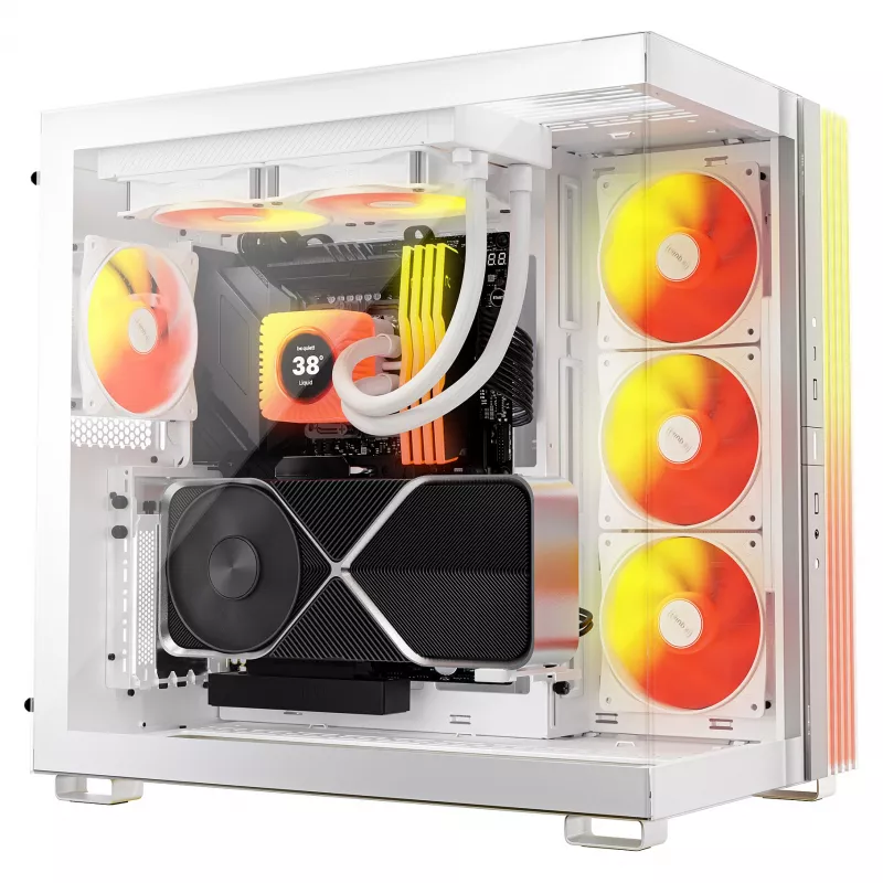 be quiet! Light Loop IO LCD 240mm Valge Kõik-ühes vedelik CPU jahuti