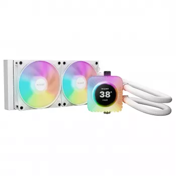 be quiet! Light Loop IO LCD 240mm Valge Kõik-ühes vedelik CPU jahuti