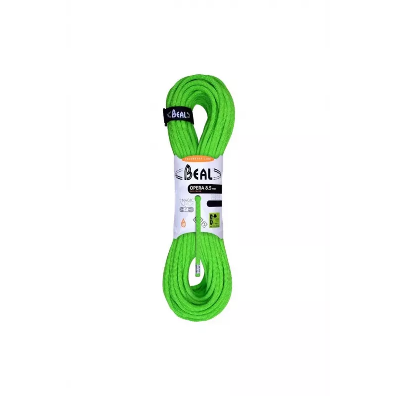 BEAL Opera Unicore Rope 8.5mm 60m Dry-Green