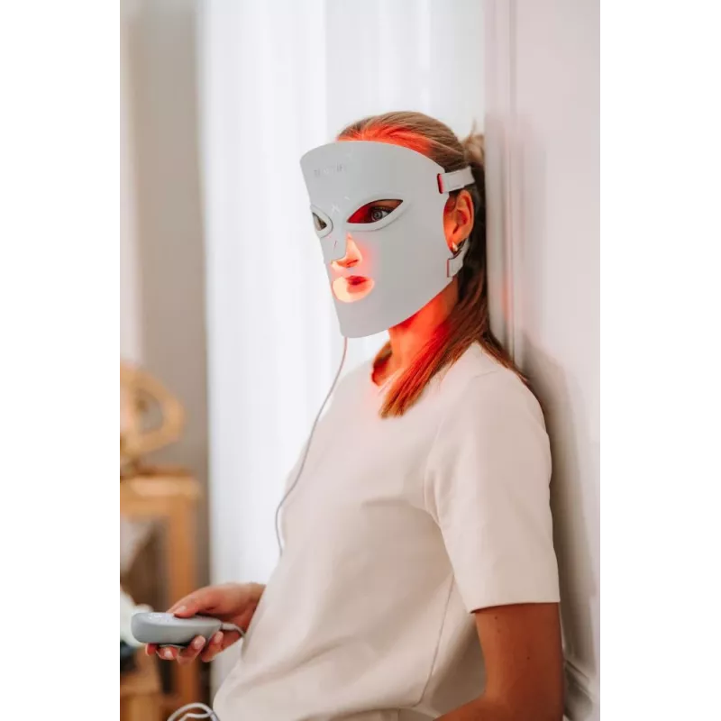 Beautifly AuraSkin Pro LED-valgusteraapia näomask - 7 värvi, 192 dioodi, laetav