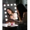 Beautifly GlamourVue LED Makeup Mirror with 3 Light Modes, Stepless Dimming, 1x/5x Magnification, Touch Panel, Rechargeable 2000mAh, USB-C, White