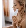 Beautifly Peeling Scrub Mini - Ultrahelikavitatsiooniga näohooldusseade EMS-mikrovooluga, valge roosakuld