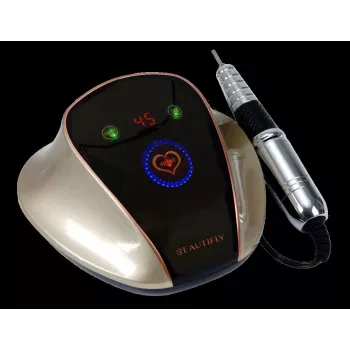 Beautifly Sculpto Nails Nail Drill 35,000 RPM LED Speed Indicator 6 Bits 6 Sanding Bands