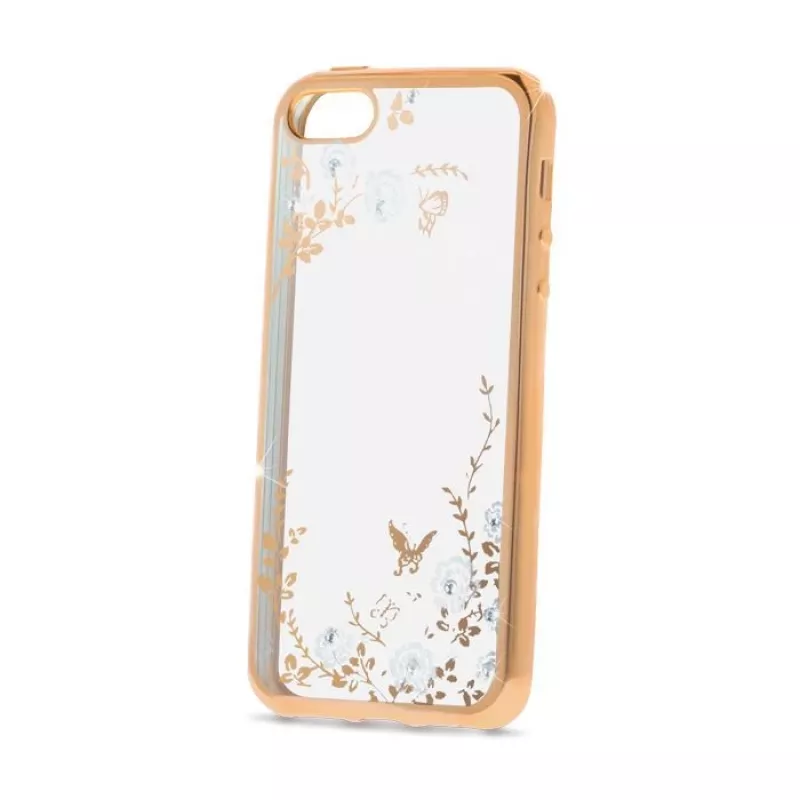 Beeyo LG X Power Secret Garden TPU Tagakaas Kuldne