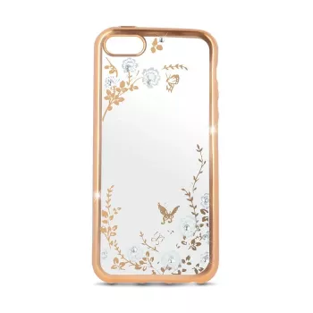 Beeyo LG X Power Secret Garden TPU Tagakaas Kuldne