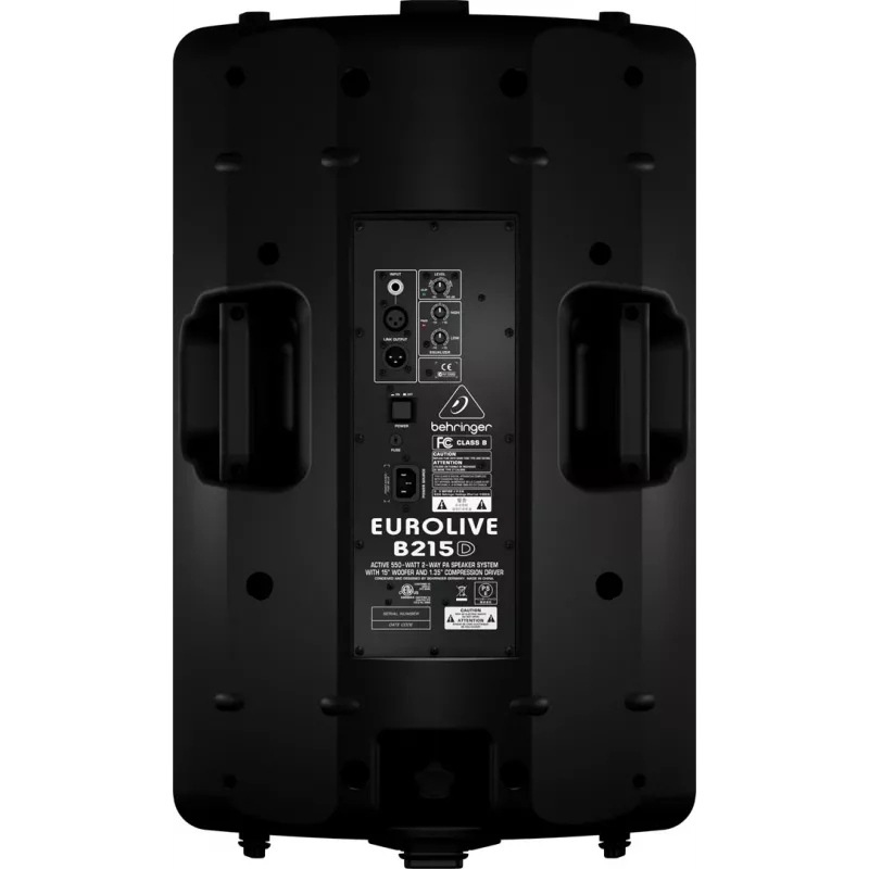Behringer B215D aktiivne 550W 15-tolline kahesuunaline PA kõlar Bluetoothi ja DSP-ga