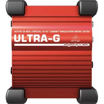 Behringer GI100 aktiivne 1-kanaliline DI-boks kõlarisimulatsiooniga