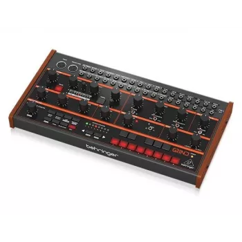 Behringer GRIND Hybrid Süntesaator Poolmodulaarne Lauaplaat Analoog-VCO-de, Wavetable'ide, Topeltfiltrite, Sekvenseri ja Multi-FX-iga