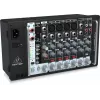 Behringer PMP500MP3 500W 8-kanaliline võimendiga segaja MP3-mängija ja KLARK TEKNIK FX-efektiprotsessoriga
